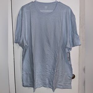 Gap Linen Short Sleeve Pur Blue Shirt XL Made In Vietnam